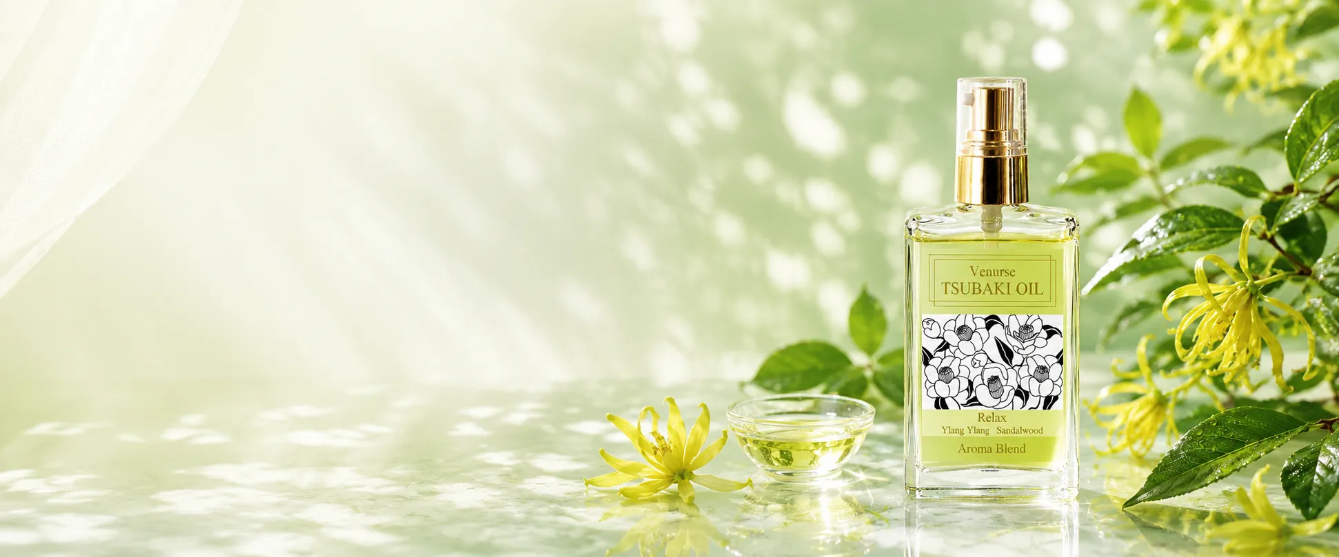 Venurse TSUBAKI OIL リラックス - クラリセージ＆サンダルウッドの椿オイル